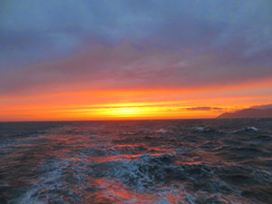 Sunset in the Channel Islands National Marine Sanctuary