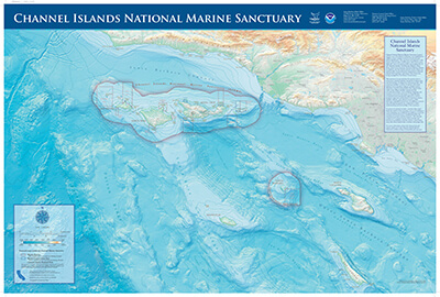 map of channel islands national marine sanctuary