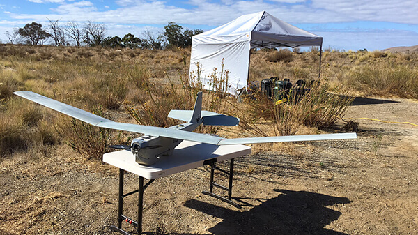 an unmanned aircraft sits on a table